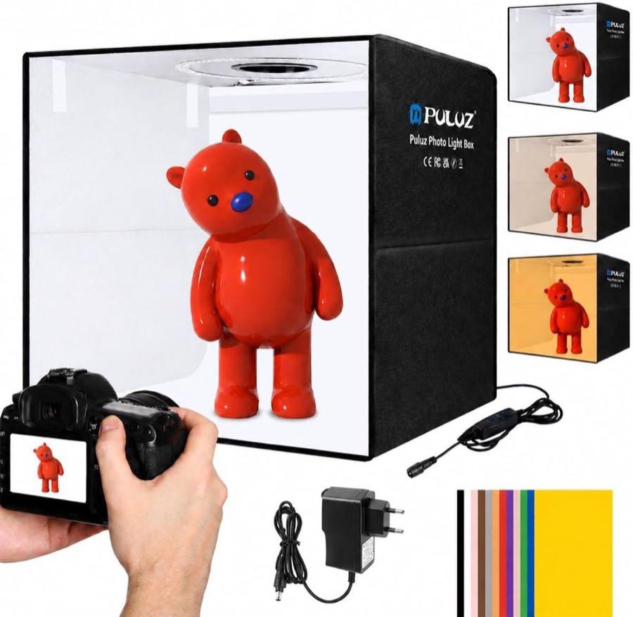 PULUZ Fotobox 50 × 50 × 50 cm, 200 LEDs