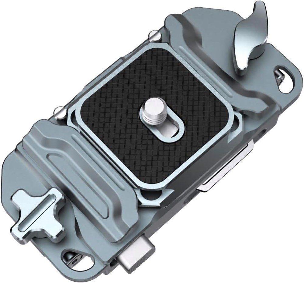 Kamera Clip, Rucksack Clip, Gürtelclip, Schnellverschluss Ökosystem mit 1/4'' Schraubenloch, geeignet für DSLR und Action Kamera