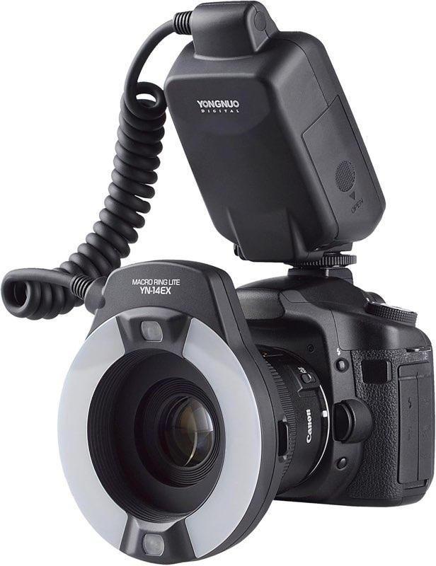 Yongnuo YN-14EX Makroblitz Ringblitz Ringleuchte für Canon Kamera