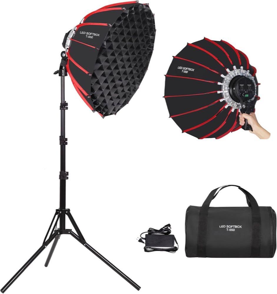 Parabol-Softbox 55 cm mit Wabe