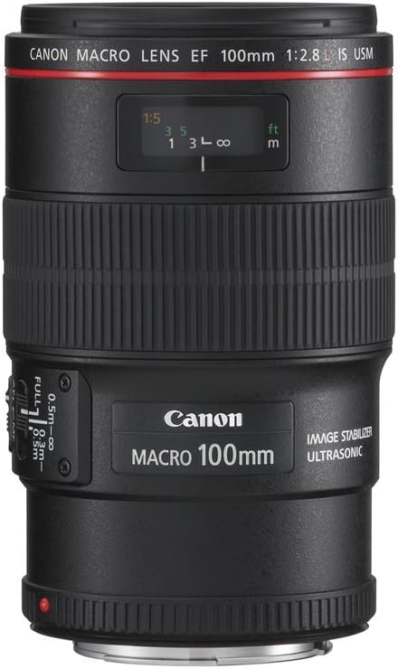 Canon EF 100mm F2.8 L IS USM Macro-Objektiv (67mm Filtergewinde, bildstabilisiert) schwarz