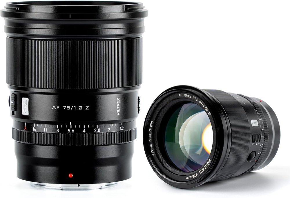 Viltrox 75 mm f/1,2 Z-Mount APS-C