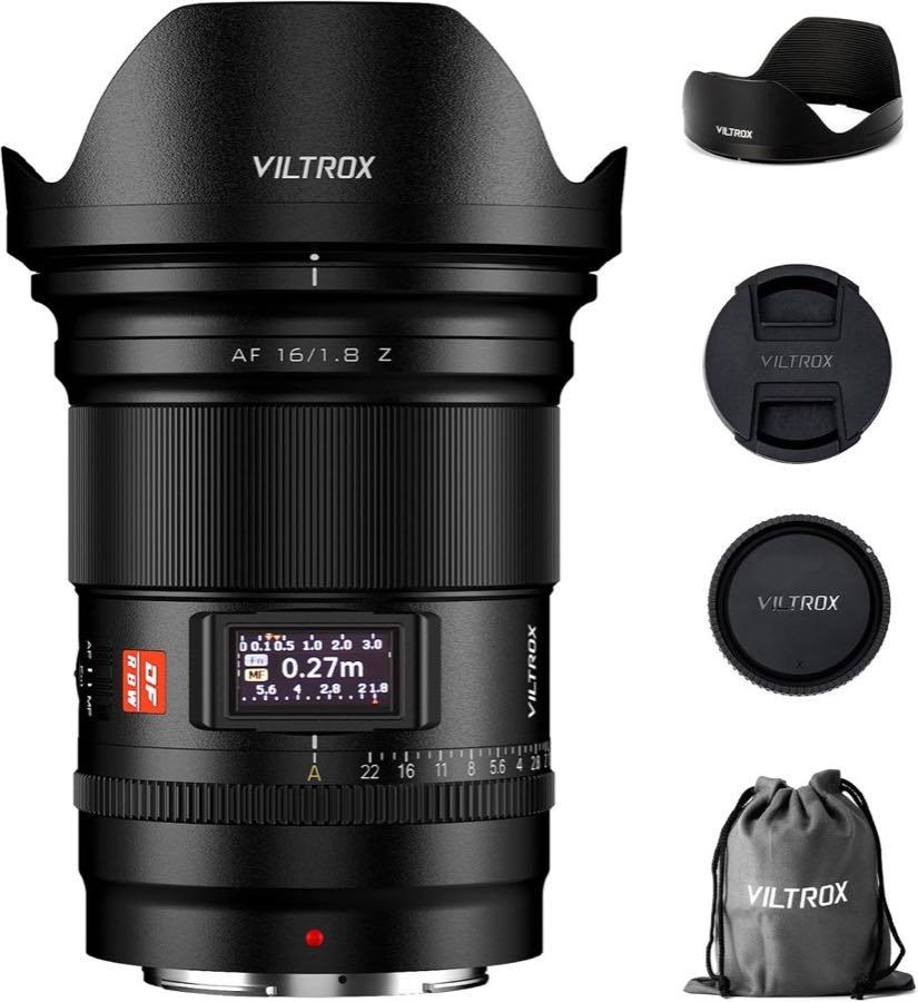 Viltrox Pro 16 mm f/1,8 Z-Objektiv für Nikon Z-Mount