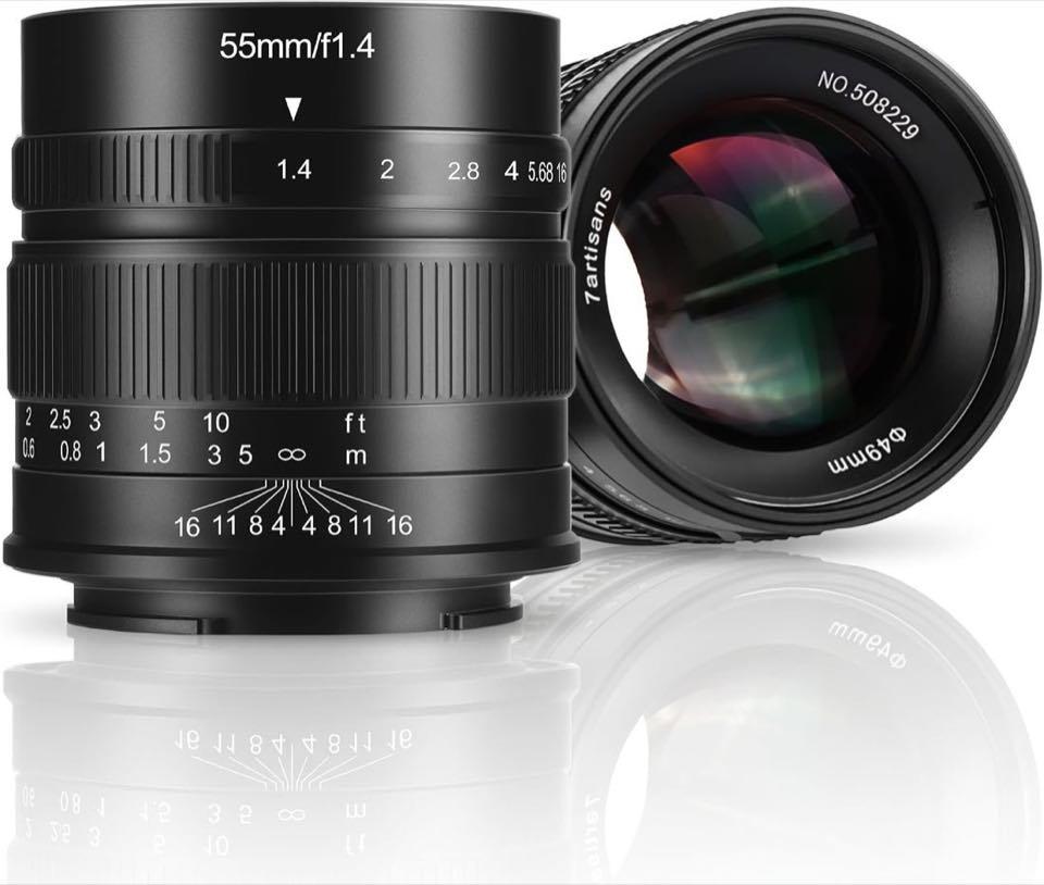 7artisans 55mm F1.4 EF-M