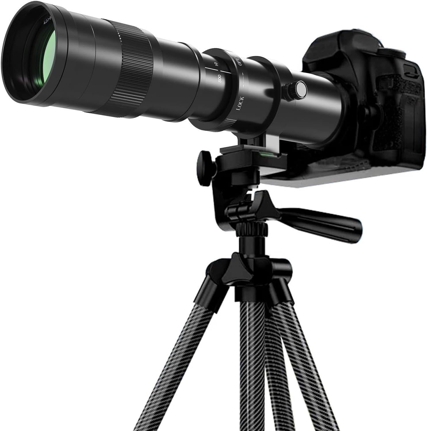 BENOISON Manueller Fokus Telezoom 420–800 mm f/8.3–16 für Canon EF