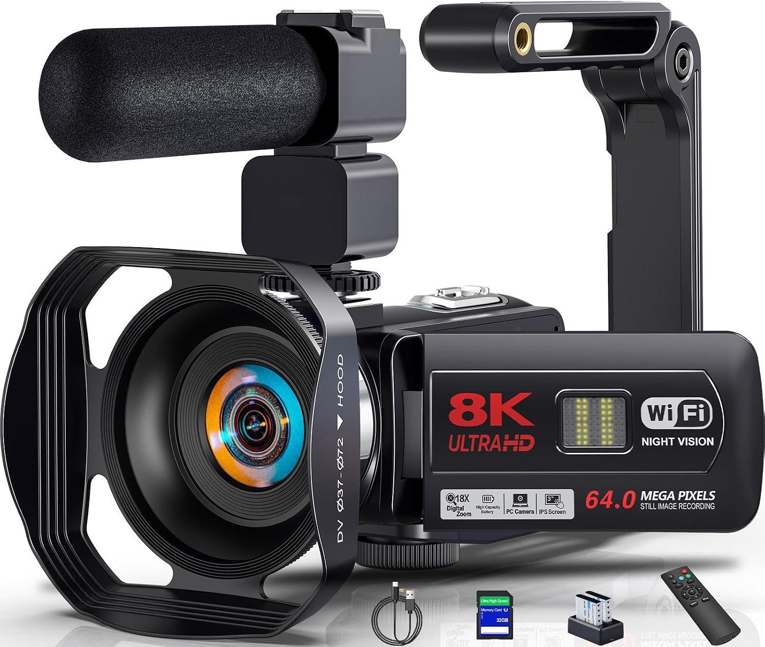 PITIKI Camcorder 8K-Angabe