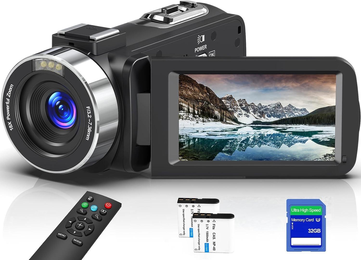 Delmodes Camcorder 8K-Angabe