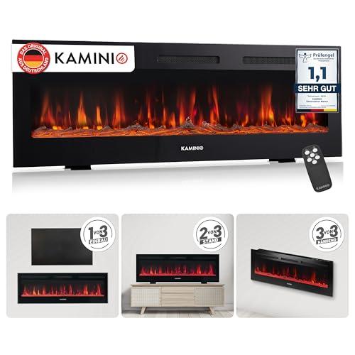 KAMINIO Elektrokamin Marlon Wandkamin Schwarz