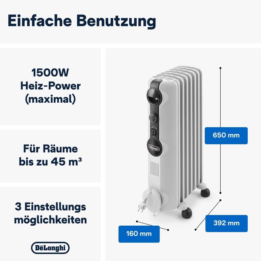 Ölradiator Produktbild – mobiler Rippenheizkörper mit Thermoöl