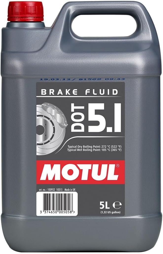 Motul 100952 DOT 5.1 Brake Fluid, 5 L