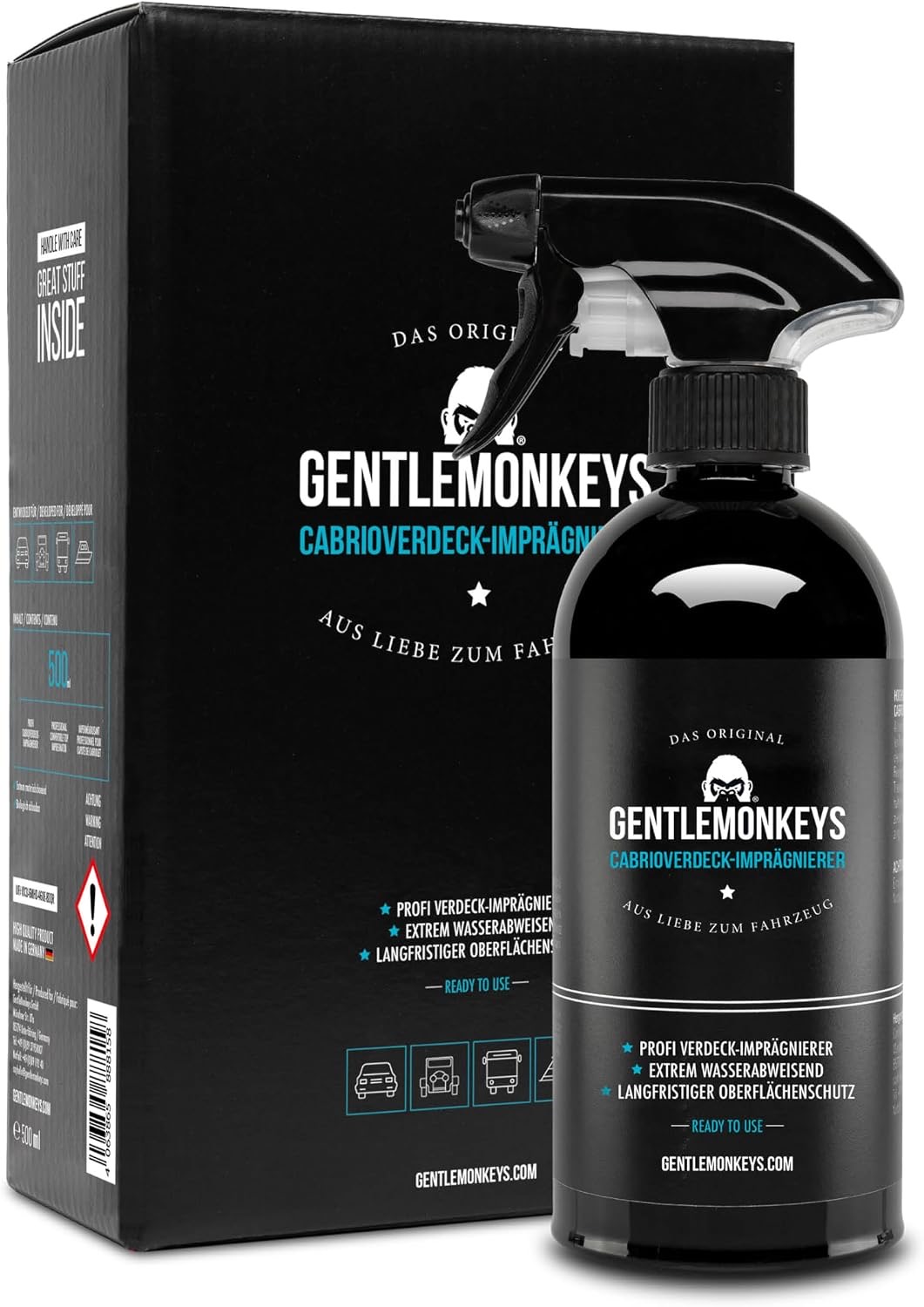 GENTLEMONKEYS Cabrioverdeck Imprägnierer, 500 ml