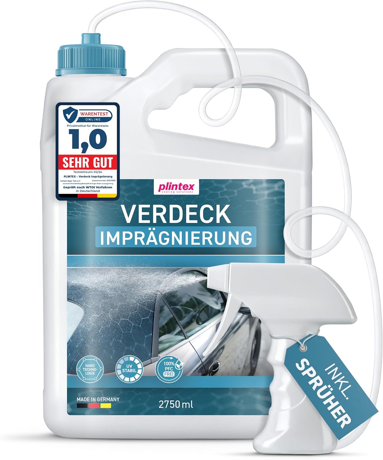 PLINTEX PLINTEX Cabrio Verdeck Imprägnierung, 2,75 l