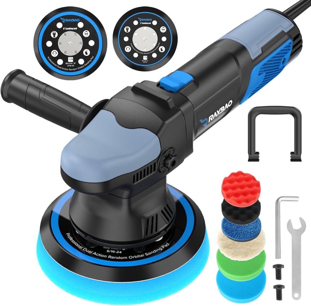 RAYBAO Exzenter-Poliermaschine 9 mm