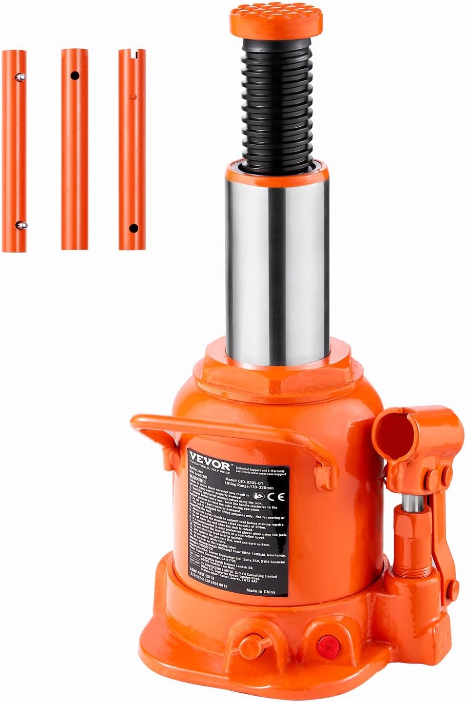 VEVOR Flaschenwagenheber 20 t