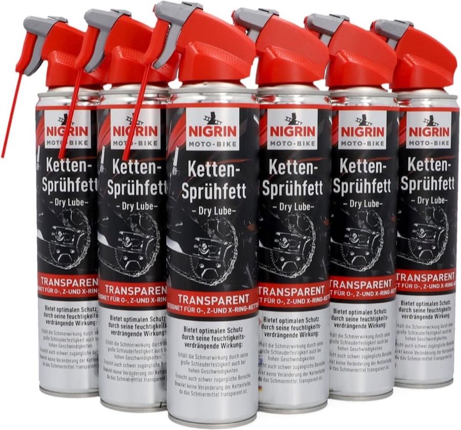 Nigrin Moto-Bike Dry Lube 6× 400 ml