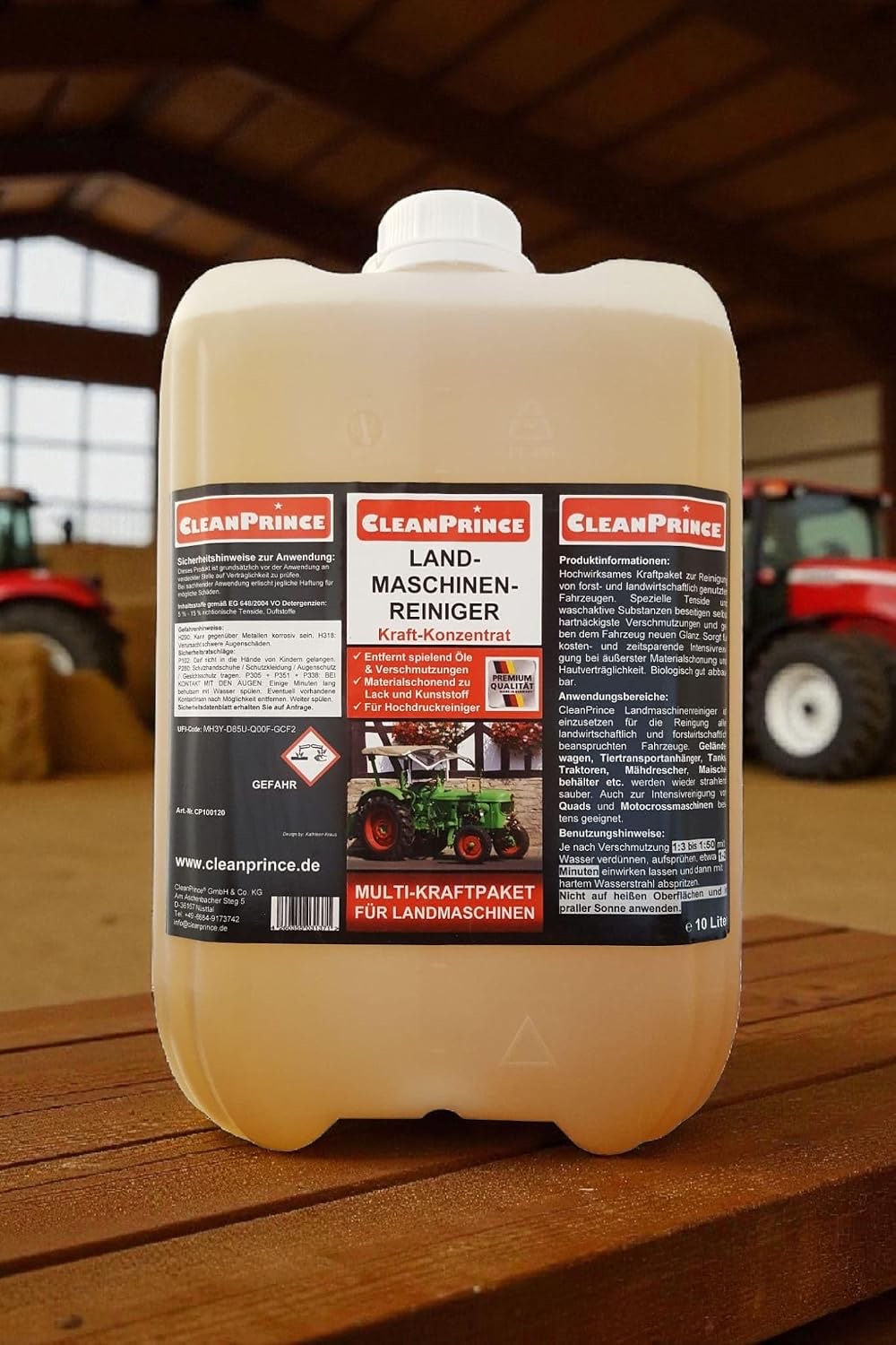 CleanPrince CleanPrince Landmaschinenreiniger 10 Liter