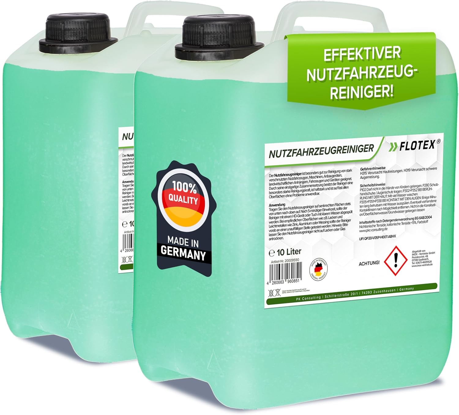 Flotex Nutzfahrzeugreiniger 2× 10L
