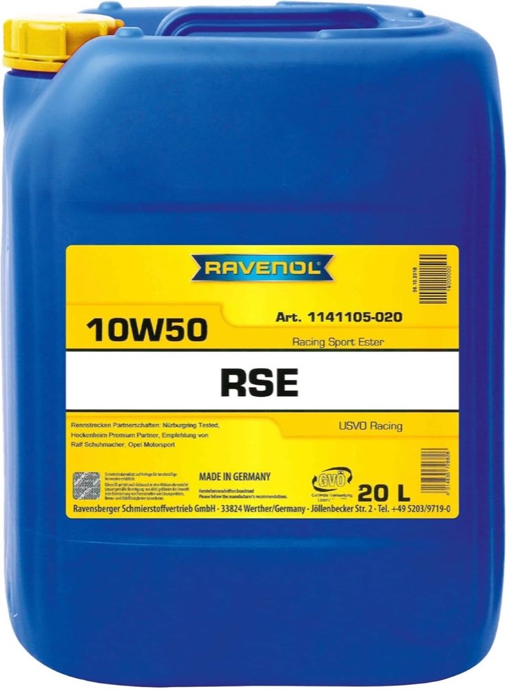 RAVENOL RSE SAE 10W-50, 20 l