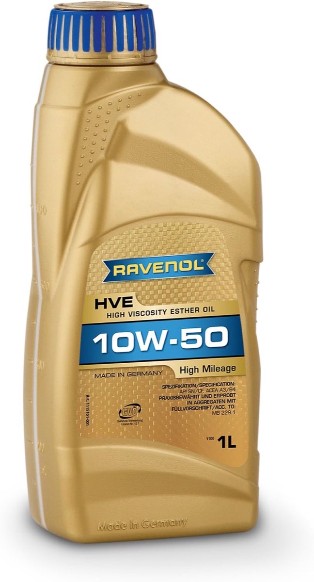 RAVENOL HVE SAE 10W-50, 1 l
