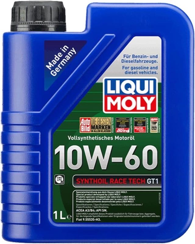 Liqui Moly Liqui Moly Synthoil Race Tech GT1 10W-60, 1 l