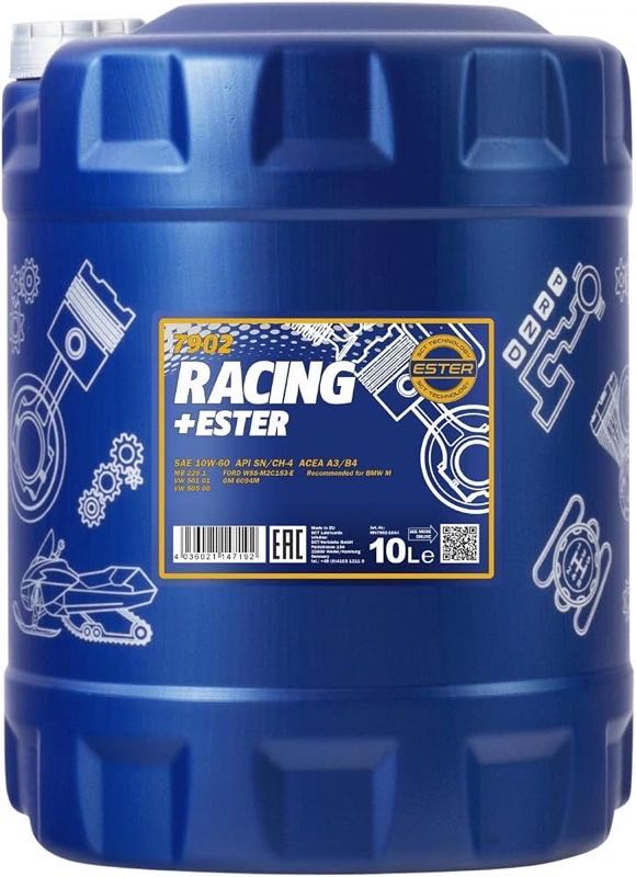 MANNOL MANNOL 7902 Racing+Ester 10W-60, 10 l