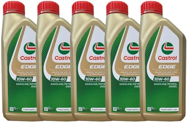 Castrol EDGE Supercar 10W-60, 5 × 1 l