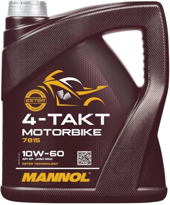 MANNOL 7815 Motorradöl 4-Takt 10W-60, 4 l