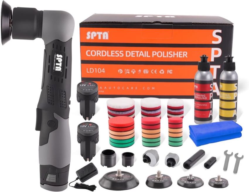 SPTA Akku Mini 12V RO/DA inkl. grober und feiner Politur