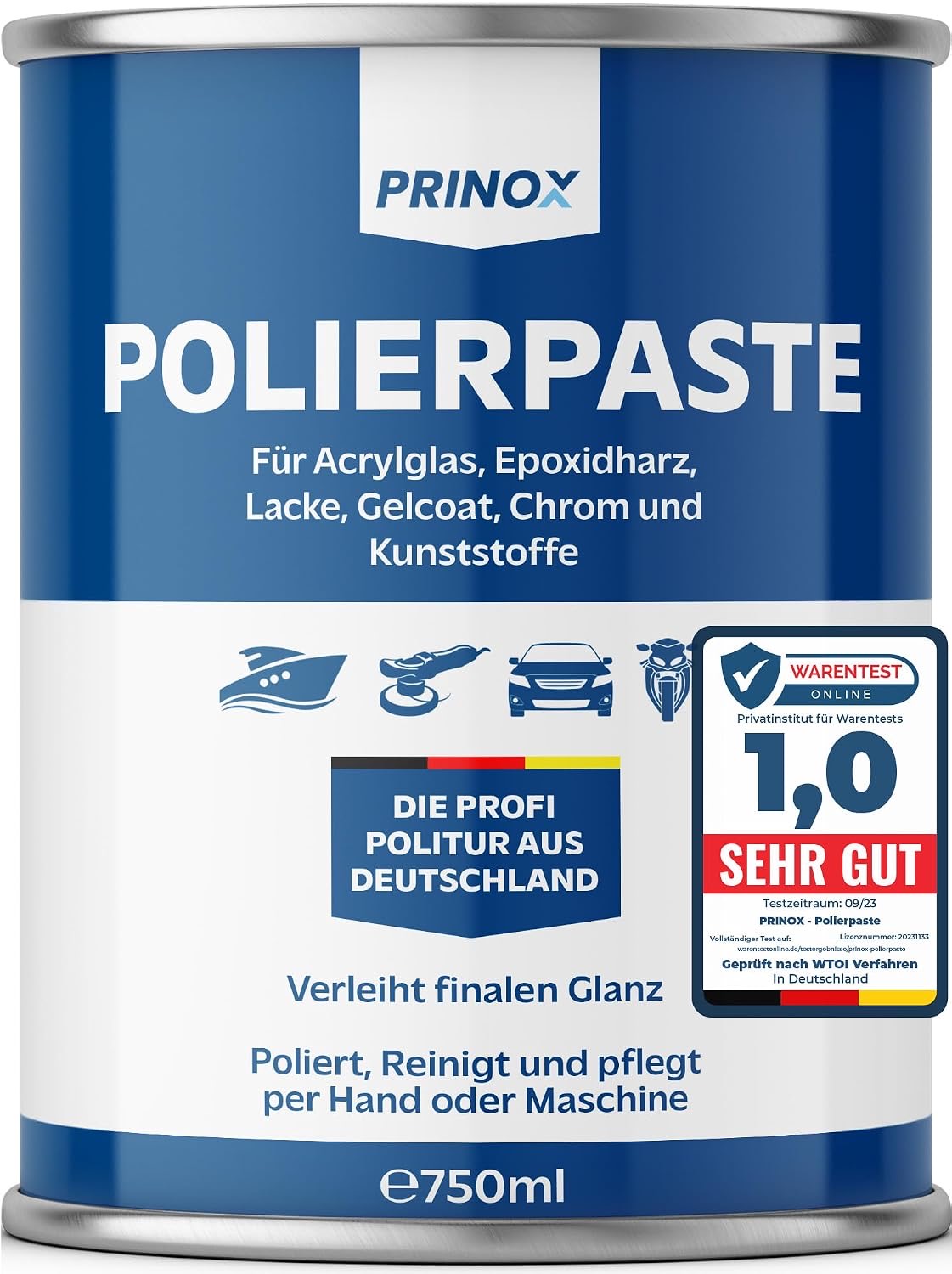 Prinox Polierpaste, 750 ml