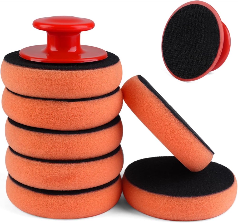 Neerow 90-mm-Polierpads, 7 Stück