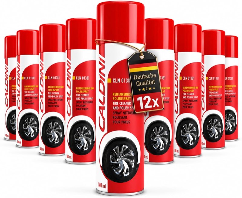 Caldini Reifenglanz Spray, 12 × 500 ml