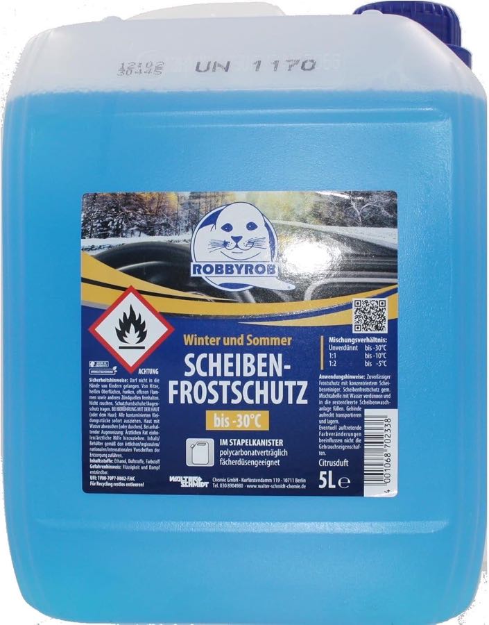 ROBBYROB Scheibenklar −30 °C Citrus 5 l