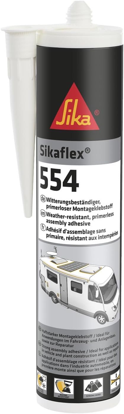 SIKA - Montageklebstoff - Sikaflex-554 - Schwarz - 300ml