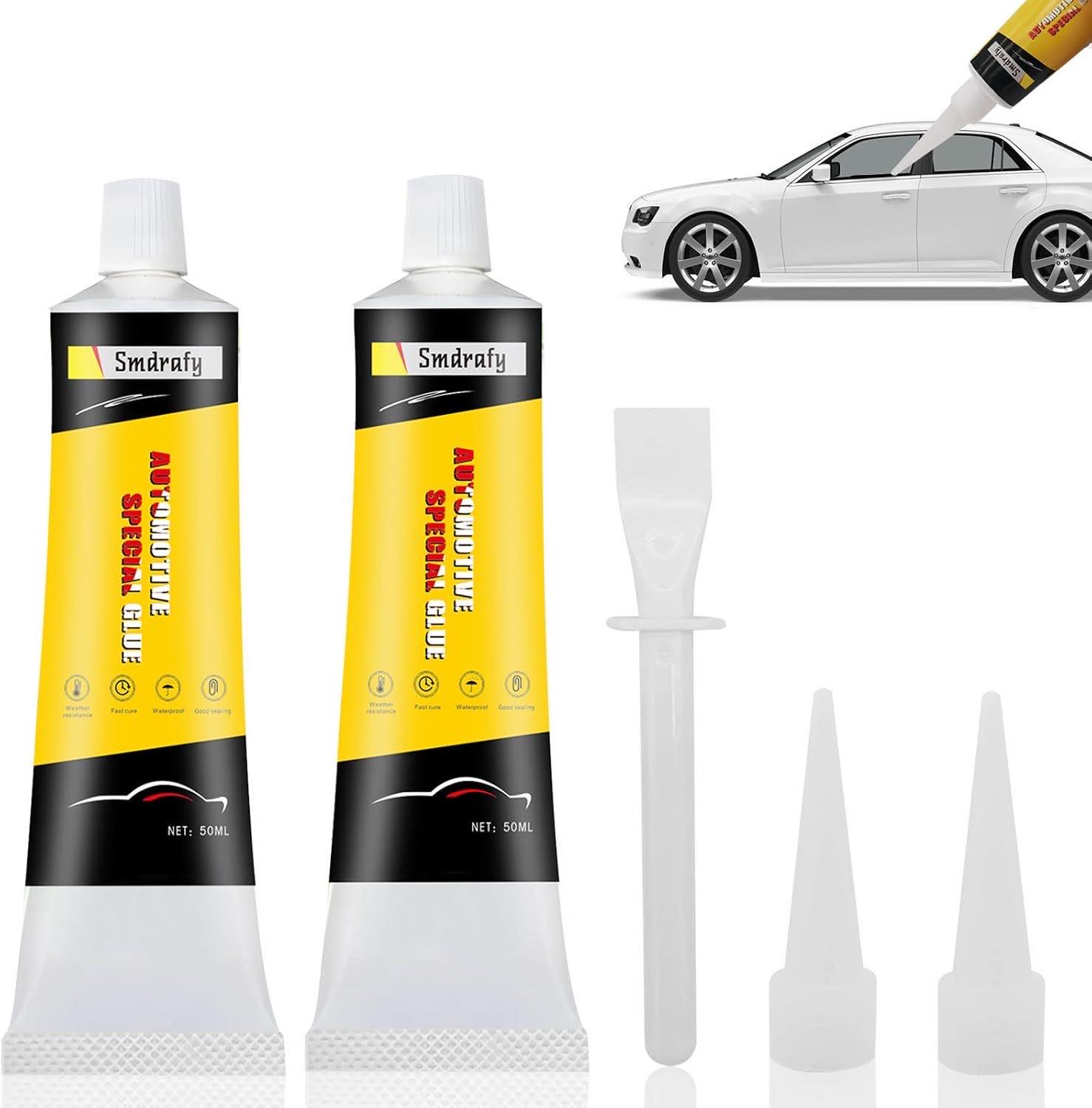 100ml Scheibenkleber Auto, Karosserie Dichtmasse, KarosserieKleber Schwarz