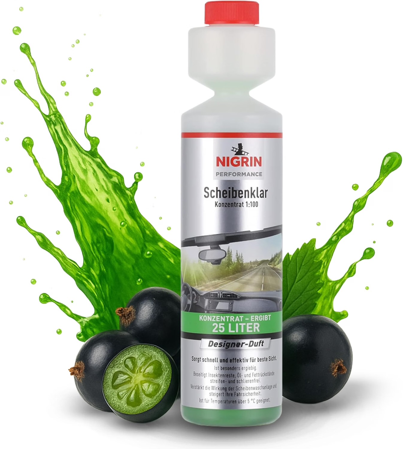 NIGRIN NIGRIN Performance Scheibenklar Konzentrat 1:100 (250 ml)