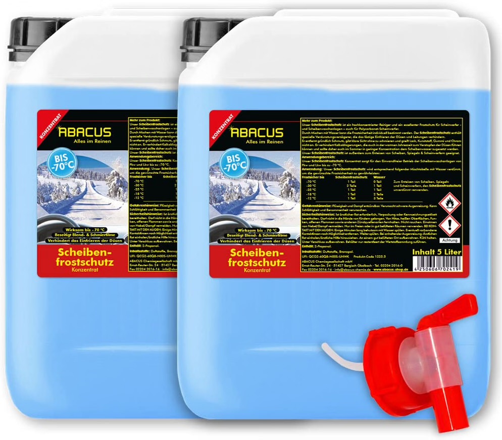 ABACUS Scheibenfrostschutz Konzentrat bis -70°C (10 l)