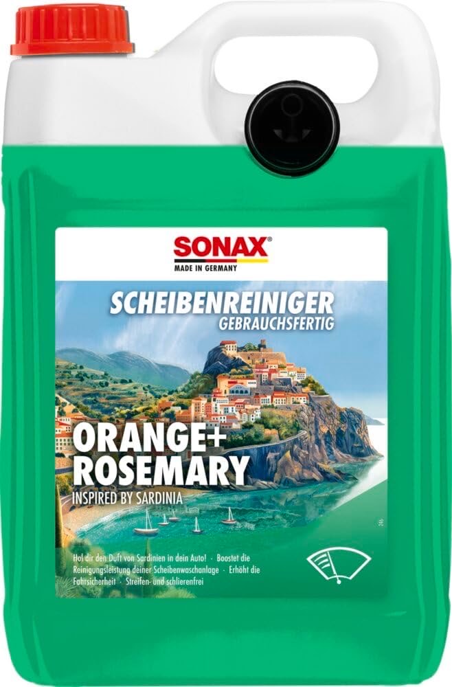 SONAX ScheibenReiniger gebrauchsfertig Orange+Rosemary (5 l)