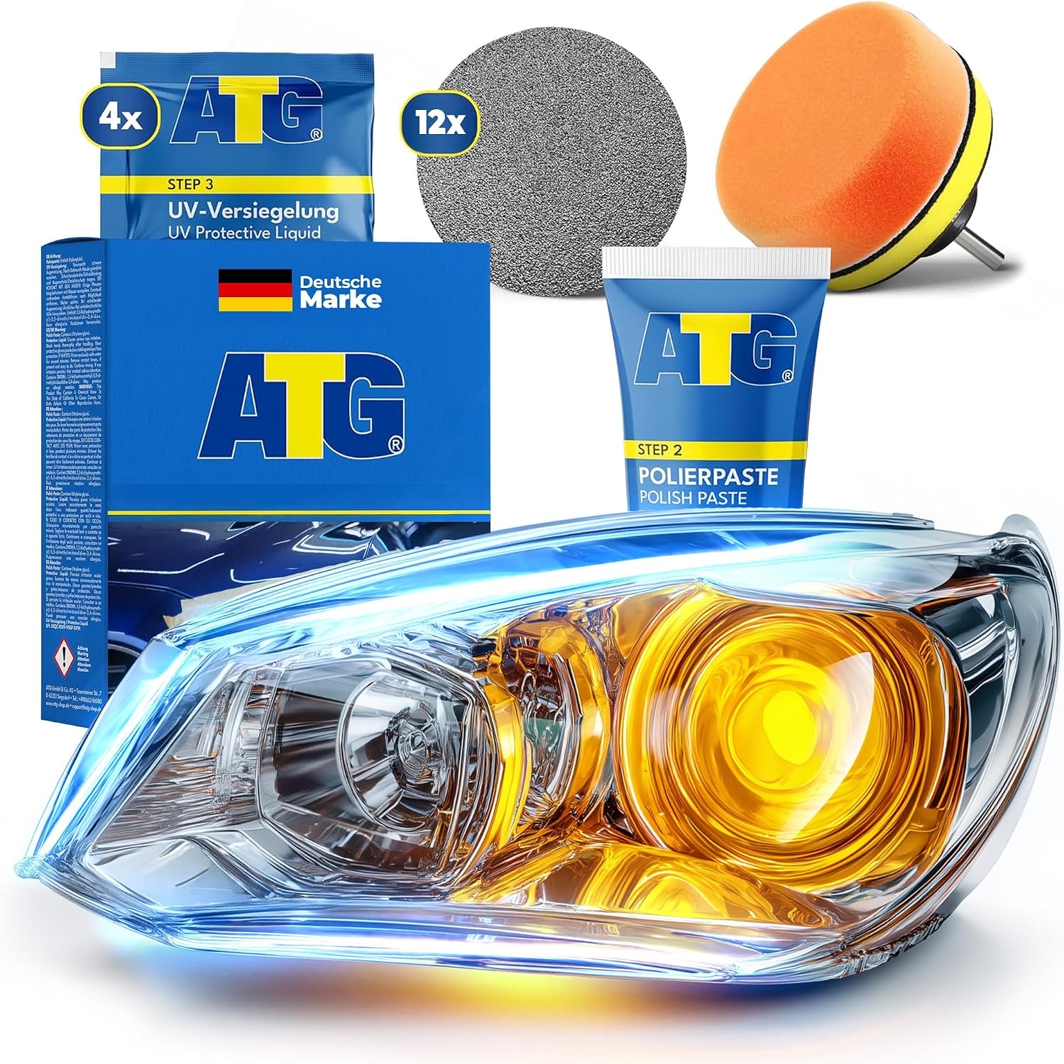 ATG Scheinwerfer Polierset
