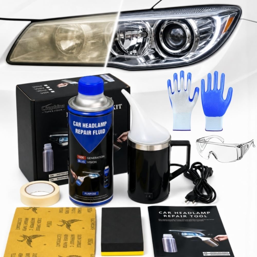 Ctopkatuo Scheinwerfer Aufbereitung Set