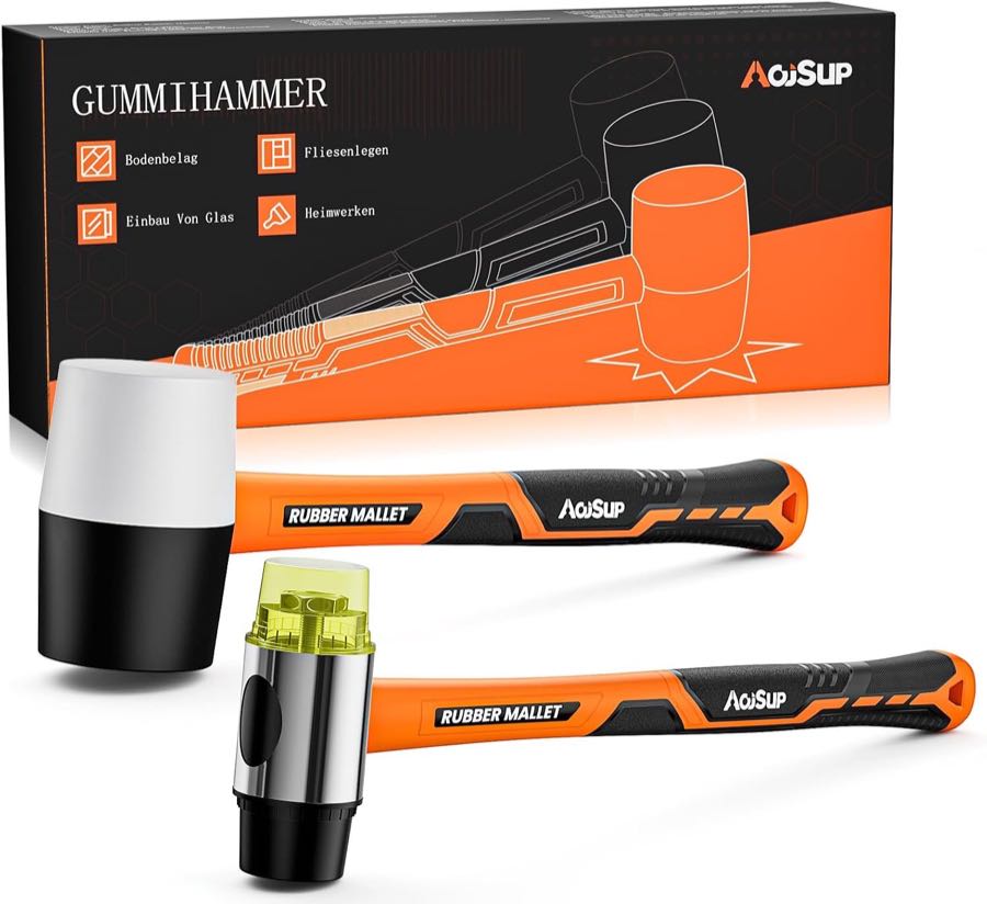 AojSup Gummihammer-Set 45/30 mm