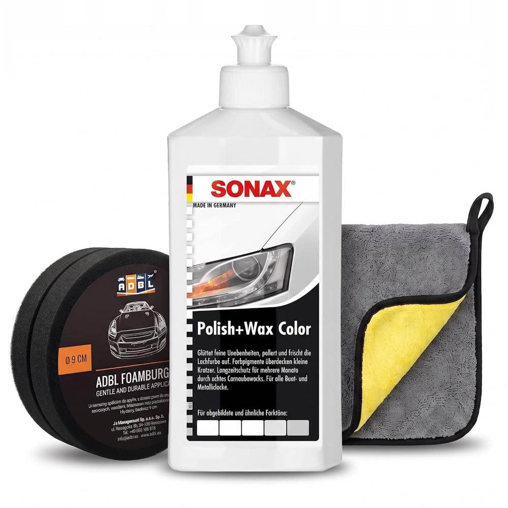 Politur-Set SONAX Autopolitur Weiß 250 ml