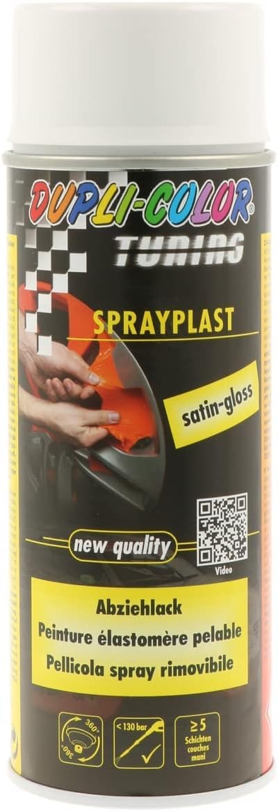 DUPLI-COLOR Sprayplast weiß seidenglänzend 400 ml