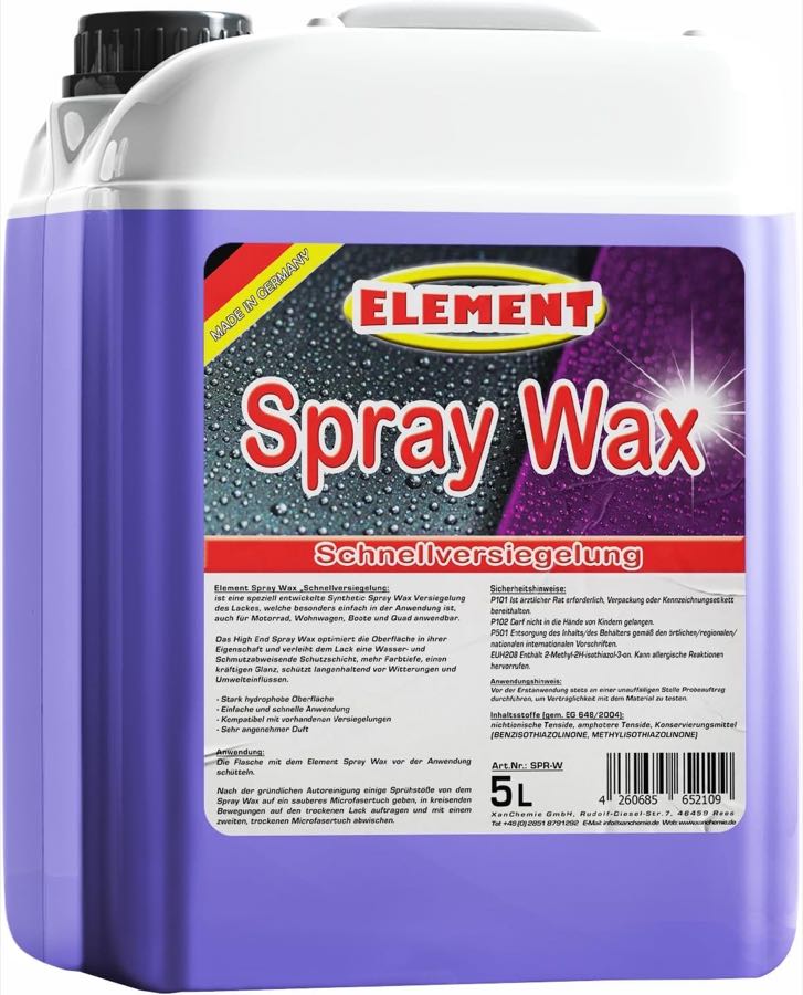 Element Synthetic Spray Wax, 5 L