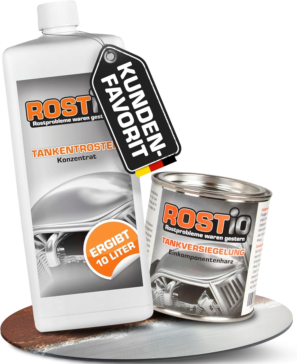 Rostio Rostio Tankentroster-Set 1 L + 250 ml