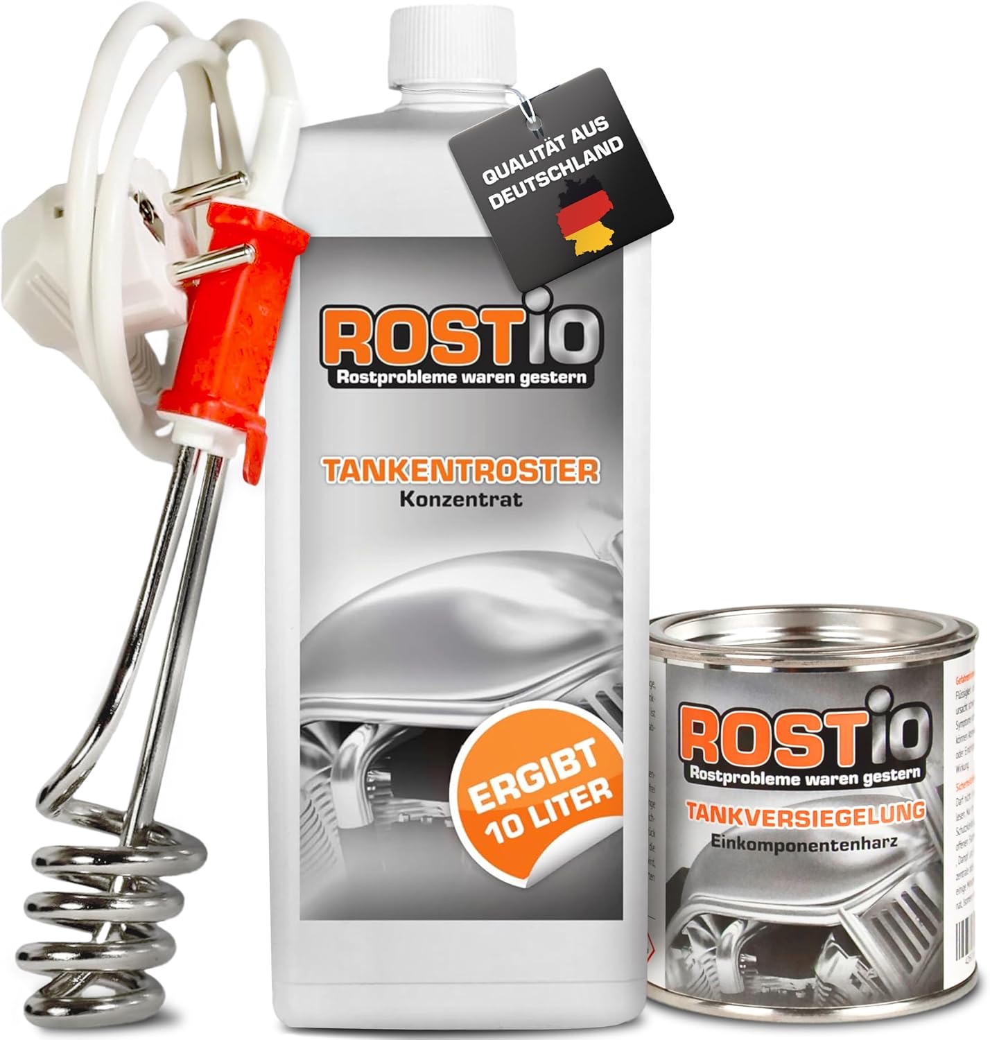 Rostio Tankentroster-Set 1 L + Tauchsieder