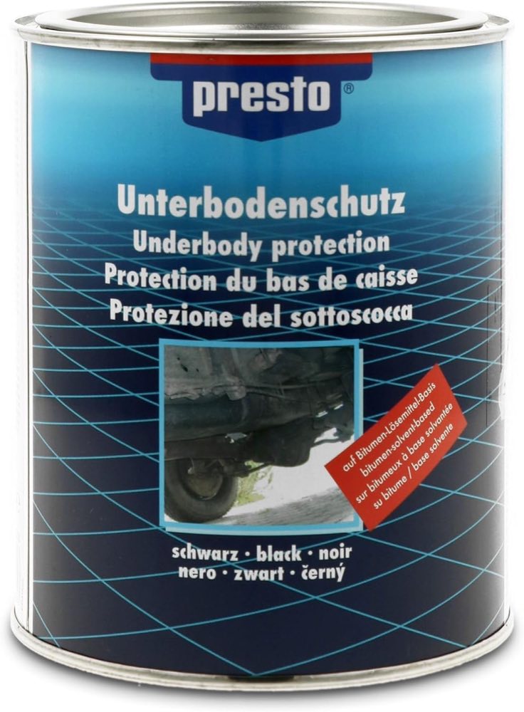 presto 603253 Unterbodenschutz Bitumen schwarz 1,3 kg