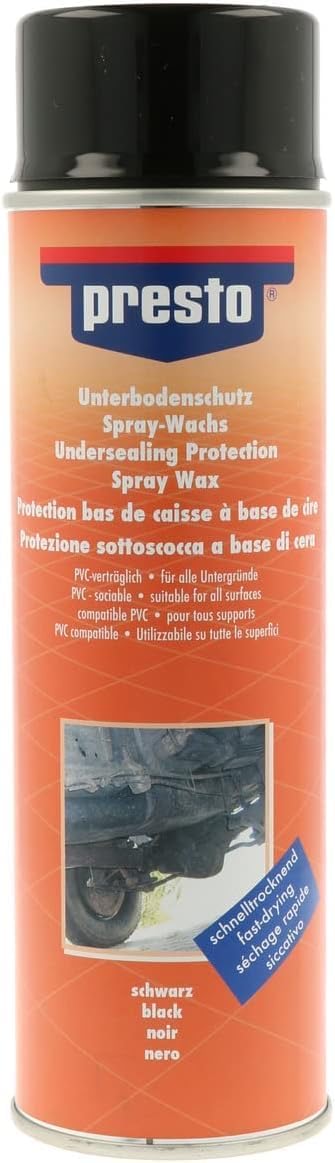 presto presto Unterbodenschutz Wachs schwarz, 500 ml