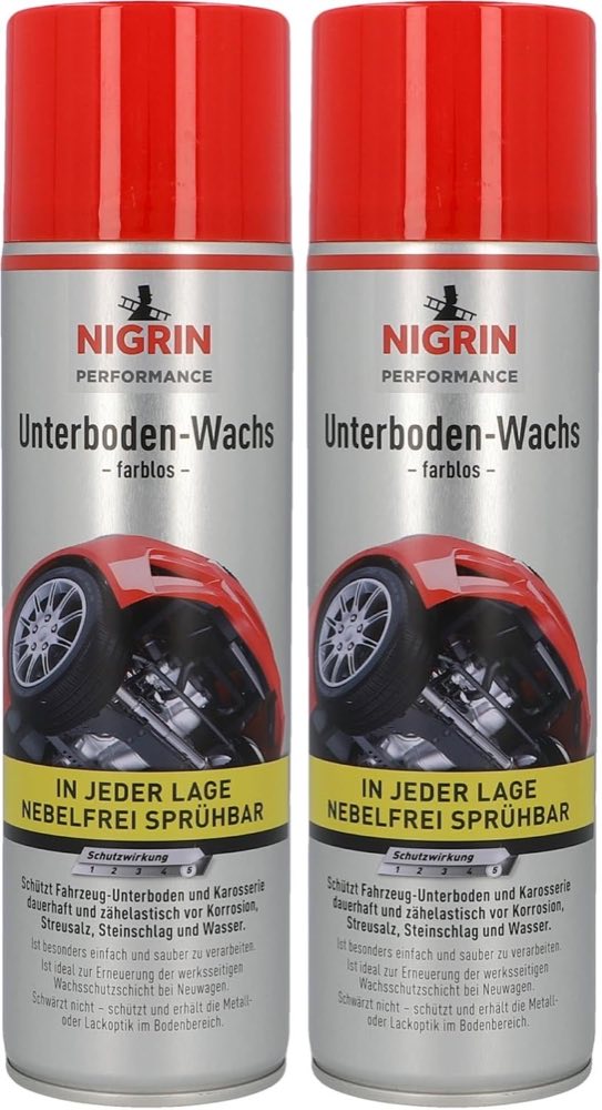 NIGRIN Performance Unterboden Wachs, 2× 500 ml