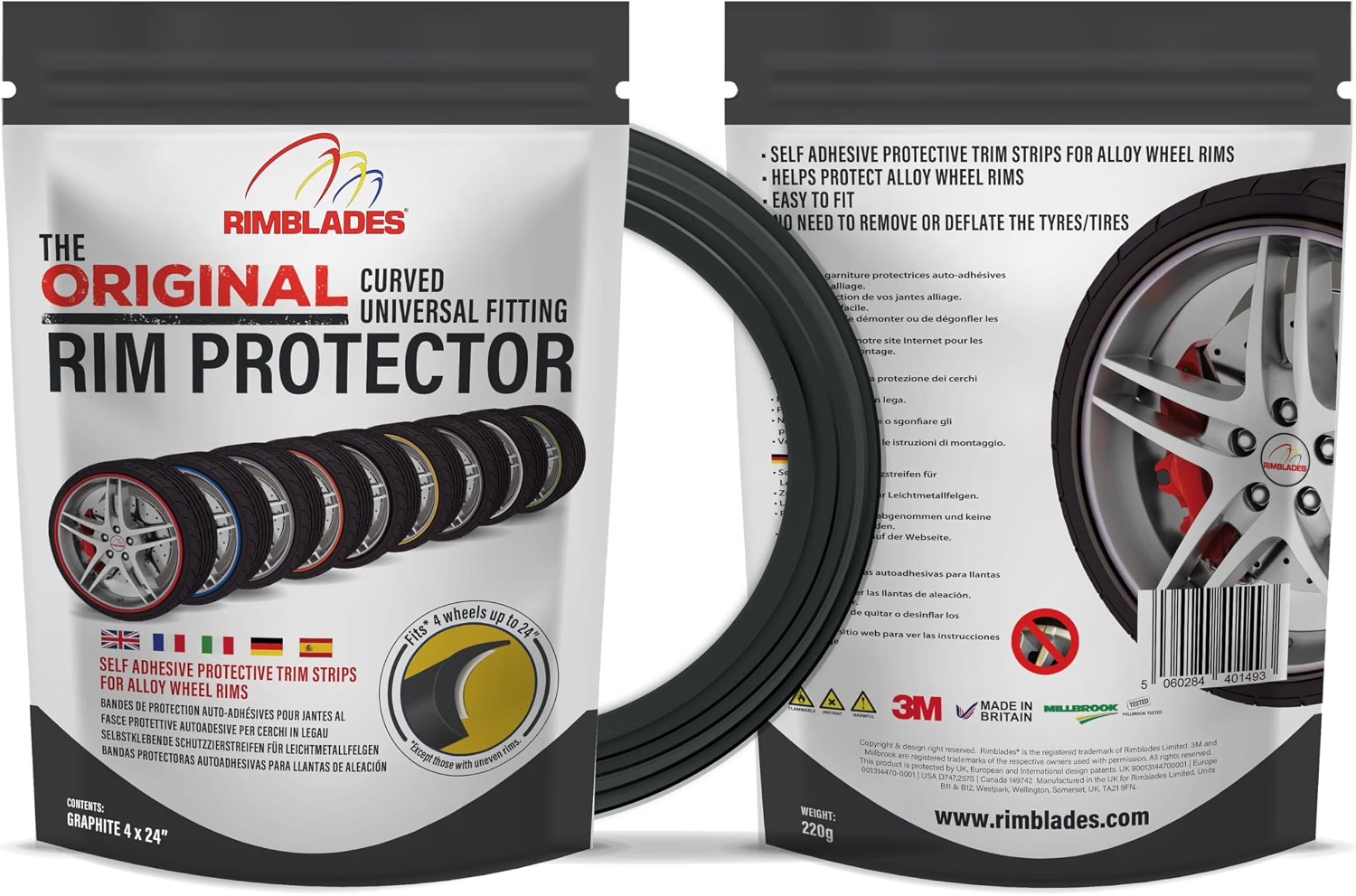 Aroba Rimblades Original, Graphite, bis 24 Zoll