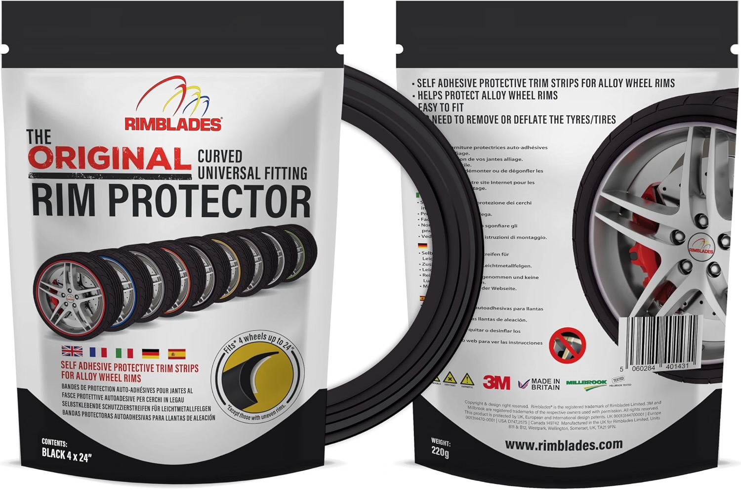 Aroba Rimblades Original, schwarz, bis 24 Zoll